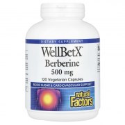 Заказать Natural Factors WellBetX Berberine 500 мг 120 вег капс