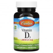 Заказать Carlson Vitamin D3 1000 IU 100 капс