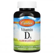 Заказать Carlson Labs Vitamin D3 10000 IU 360 капс