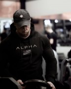 Заказать Bodybuilding Кофта С Дл. Рукавом И Капюшоном ALPHA (Черный)