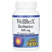 Заказать Natural Factors WellBetX Berberine 500 мг 60 вег капс